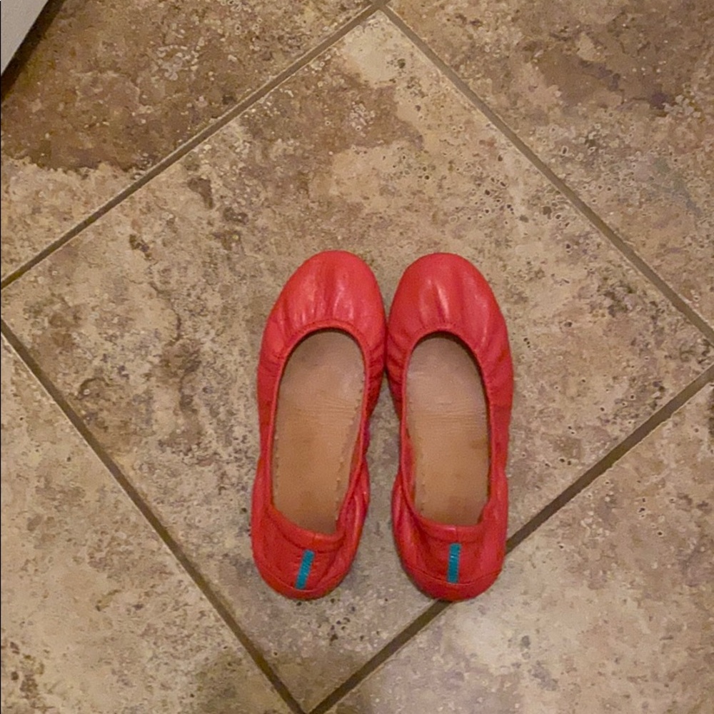 Tieks size 8 poppy